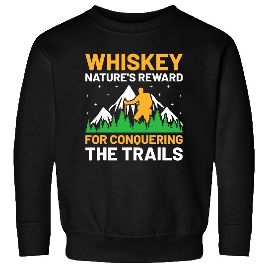 Hiking Hiker Nature Trekking Outdoor Mountaineering Alcohol Sweatshirts