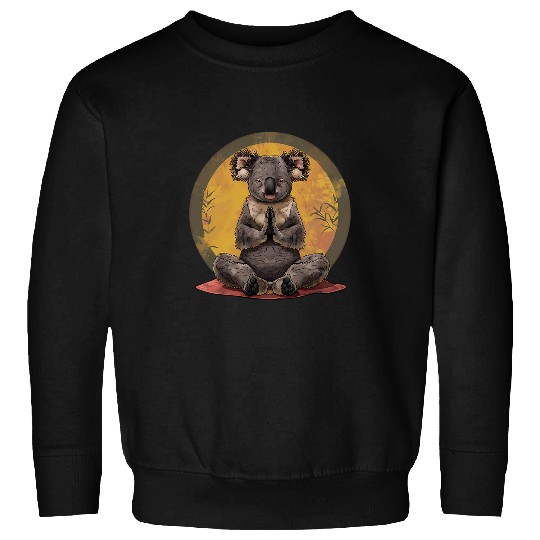 Koala Pet Meditation Zen Buddha Hindu Yoga Buddhist Spiritual Sweatshirts