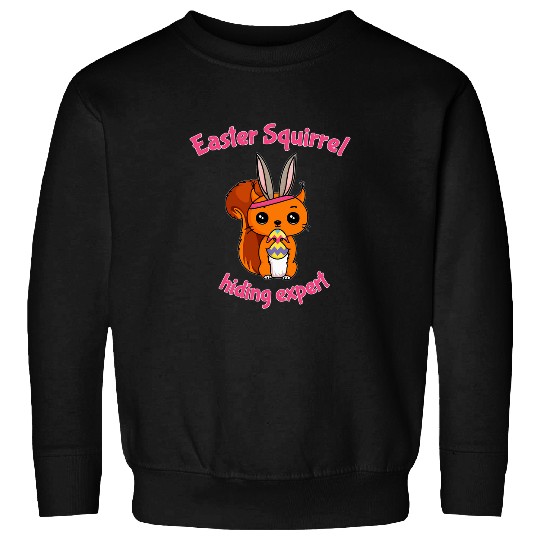 Squirrel Pet Easter Bunny Squirrel Sweatshirts