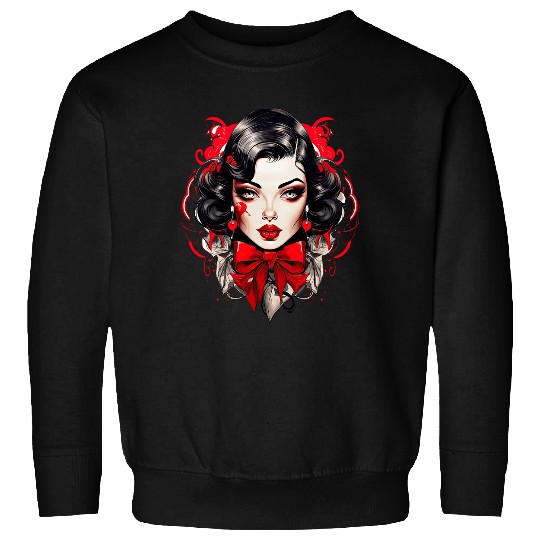Chicano Girl Mexico Flowers Death Pretty 25 Sweatshirts