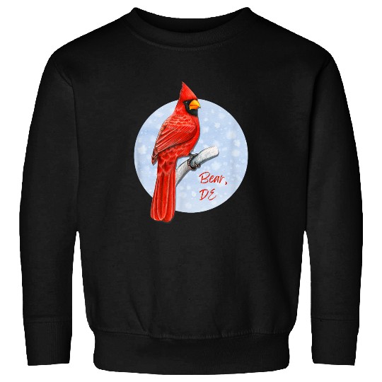 Bear Pet Bear DE Pride Red Cardinal Birder Birdwatching Sweatshirts