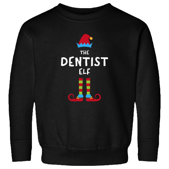 dentists Job The dentists Elf Christmas Dental Specialist xmass 01 Sweatshirts