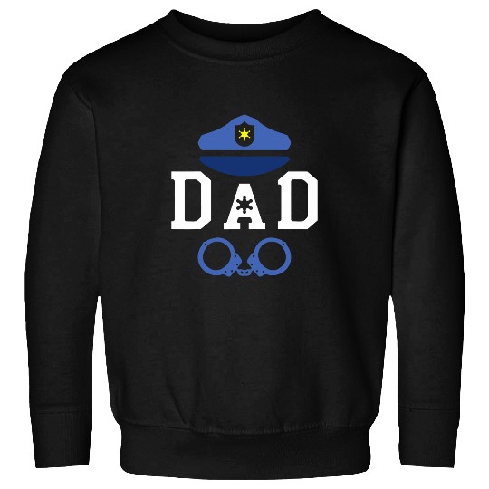 Mens Police Dad Police Car Policemen Cop Law Enforcement Officer Sweatshirts