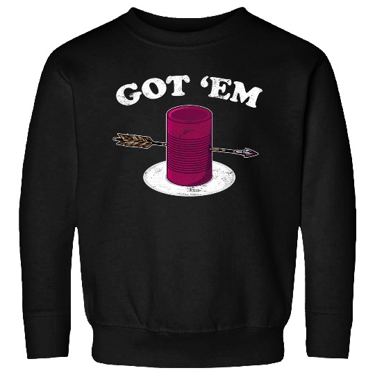 Got Em Funny Cranberry Sauce Bow Hunting Thanksgiving Sweatshirts