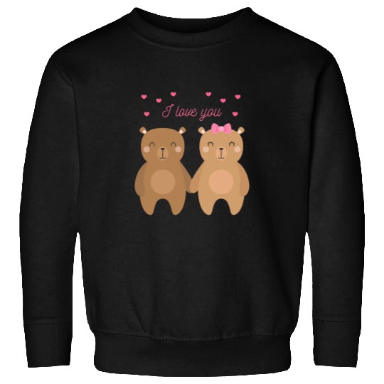 Bear Pet BEAR COUPLES GIFT Wedding Anniversary Engagement Party Her 1 Sweatshirts