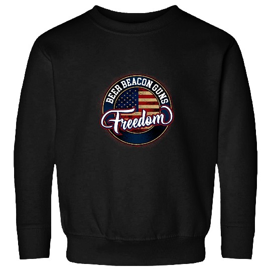 Beer Fun Beer Beacon Guns Freedom Pro God Guns American Flag Sweatshirts