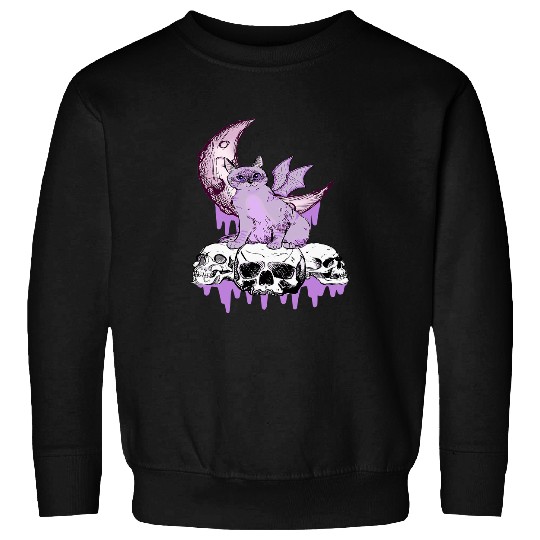 Bear Pet Gothic Pastel Teddy Bear Creepy Voodoo Bat 13 Sweatshirts