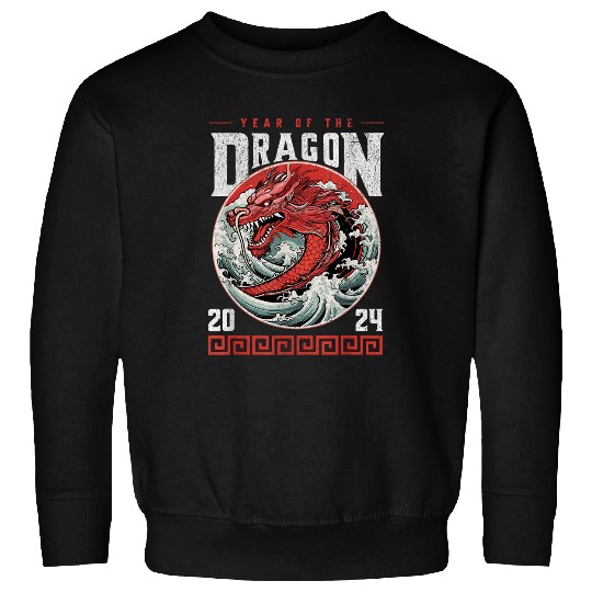 Dragon Pet Red Warrior Confident Courageous Sweatshirts