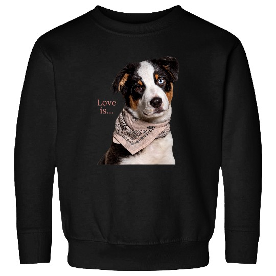 Australian Shepherd Aussie Mom Dad Love Dog Pet Tee 2 Sweatshirts