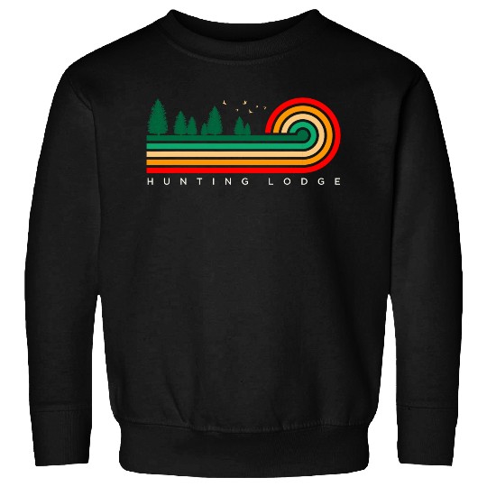 Evergreen vintages Stripes Hunting Lodge Maryland Sweatshirts
