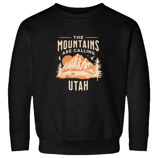 Bear Pet The Mountains are Calling in Utah Bear Souvenir Sweatshirts