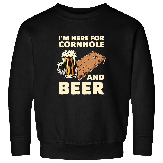 Beer Fun Cornhole And Beer Lawn Game Bean Bags Sack Toss Cornhole Sweatshirts