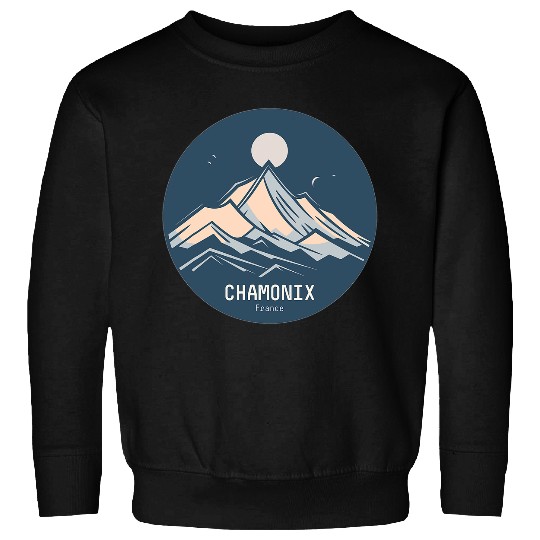 Chamonix France Tour Du Mont Blanc European Hiking Trail Ski Sweatshirts