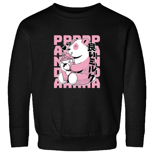 Panda Pet Strawberry Milk Panda Sweatshirts