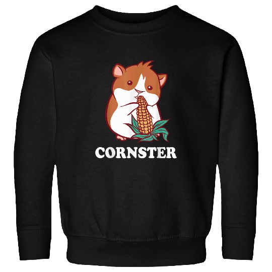 Hamster Pet Corn Vegetable Hamster Guinea Pig Maize Crop Corn Lover Sweatshirts