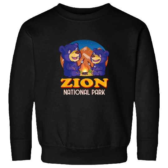 Bear Pet Zion National Park Utah Black Bear Vintage Sweatshirts