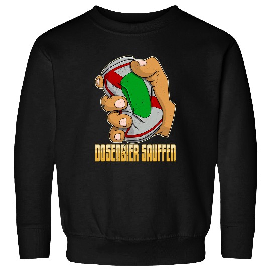 Canned beer alcohol beer beer cans booze drinker 14 Sweatshirts