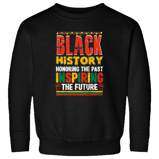 Black History Month Honoring Past Inspiring Future BLM Retro Sweatshirts