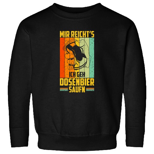 Canned beer alcohol beer beer cans booze drinker 23 Sweatshirts