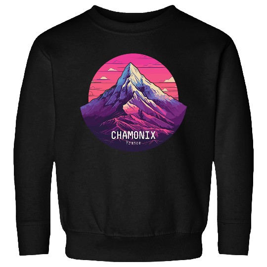 Chamonix France Tour Du Mont Blanc European Hiking Trail Skis 5 Sweatshirts