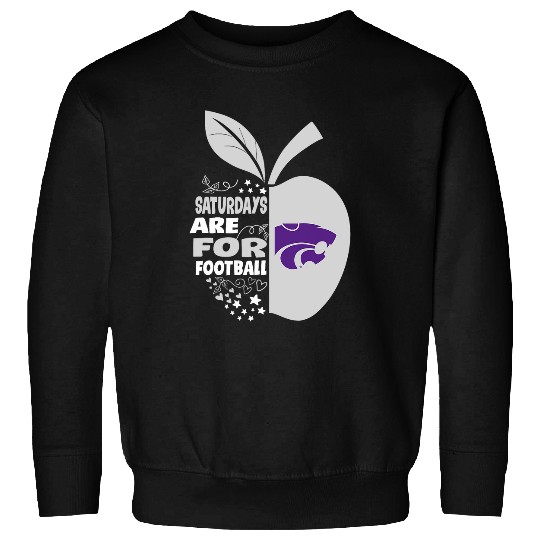 Kansas State Wildcats Teacher Apple Saturdays For Football Sweatshirts