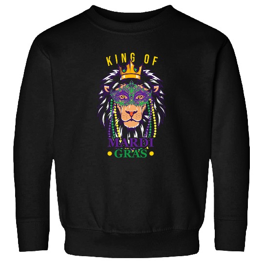 Lion Pet King of Mardi Gras Lion carnivals Costume Sweatshirts
