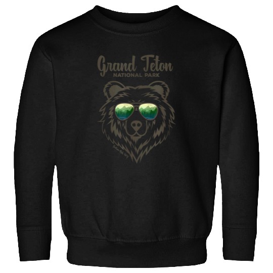 Bear Pet Grand Teton National Park Bear Souvenir Jackson Hole WY Sweatshirts