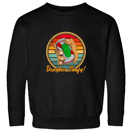Canned beer alcohol beer beer cans booze drinker 15 Sweatshirts