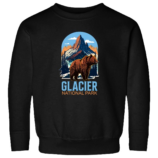 Bear Pet Glacier National Park Montana Grizzly Bear 8 Sweatshirts