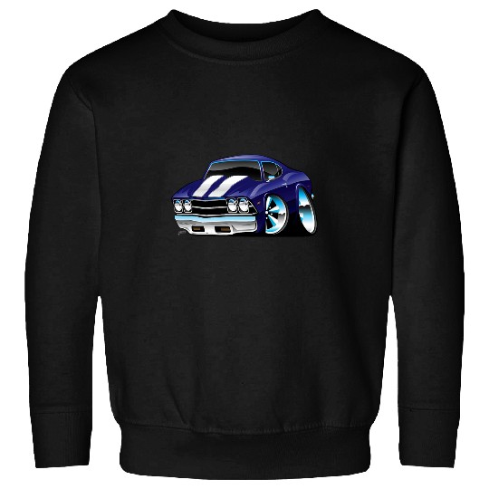 Classic Sixties Muscle Car Funny Hot Rod Cartoon Sweatshirts