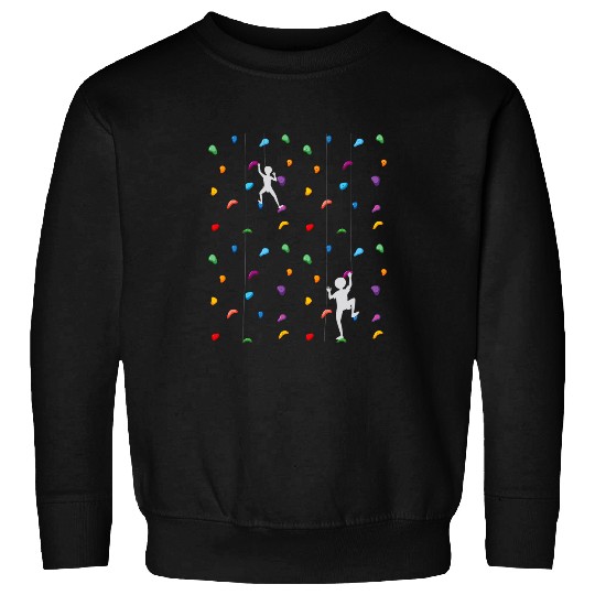 Climbing Boulder Wall Rock Climber Bouldering Halloween Sweatshirts