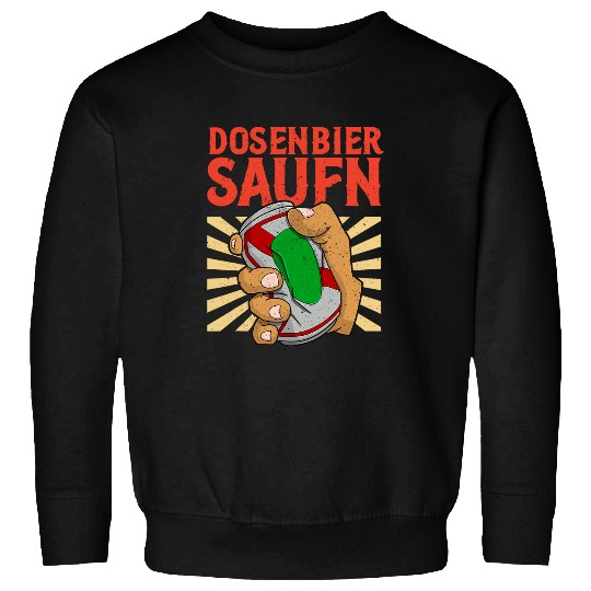 Canned beer alcohol beer beer cans booze drinker 21 Sweatshirts