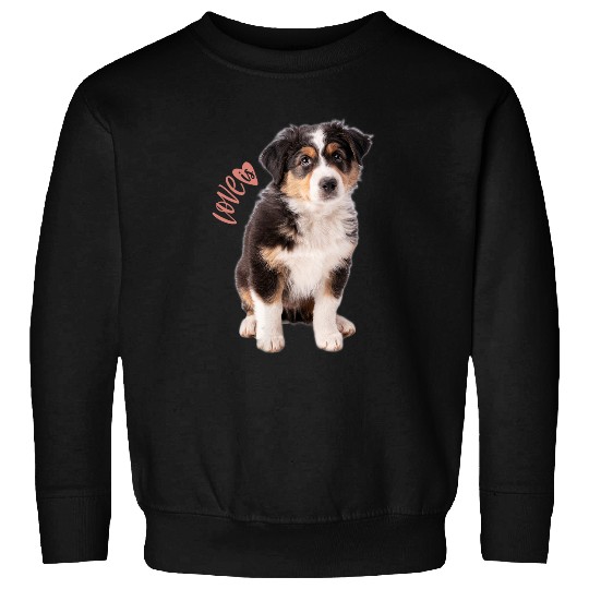 Australian Shepherd Aussie Mom Dad Love Dog Pet Tee Sweatshirts