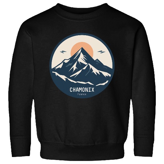 Chamonix France Tour Du Mont Blanc European Hiking Trail Skis 6 Sweatshirts