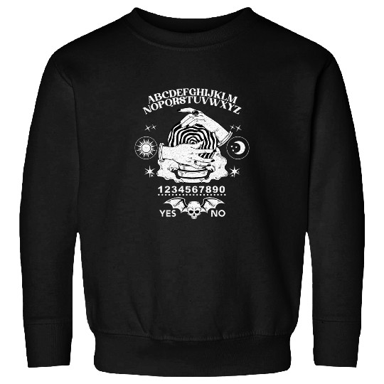 Ouija Board Fortune Teller Occult Mystic Gothic Witchcraft Sweatshirts
