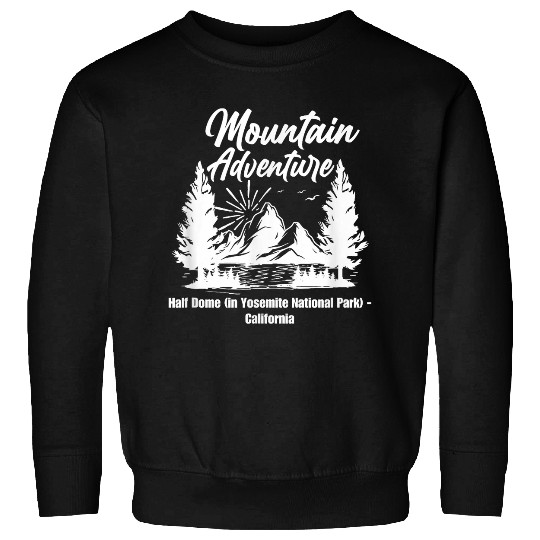 Hiking Half Dome in Yosemite National Park californias Mo Sweatshirts