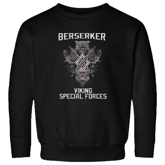 Bear Pet Berserker viking special forces Bear Warrior Sweatshirts