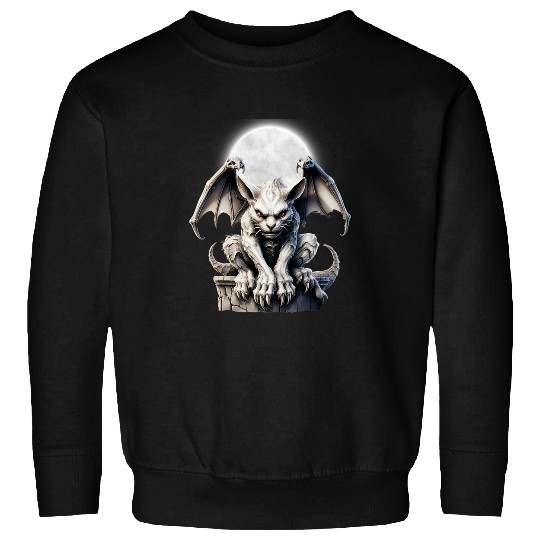 Halloween Gothic Winged Gargoyle Sweatshirts