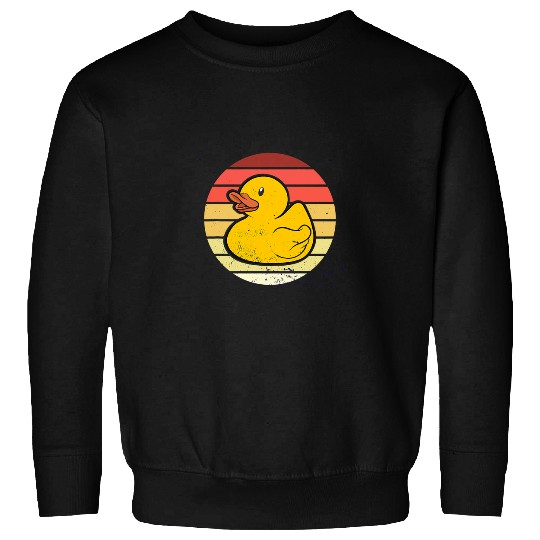 Duck Pet Funny Yellow Duck Rubber Bathtub Ducklings Sweatshirts