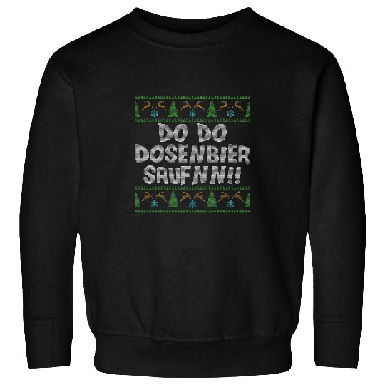 Beer Fun Do Do Canned Beer Saufenn Drinking Christmas Holidays Humour Sweatshirts