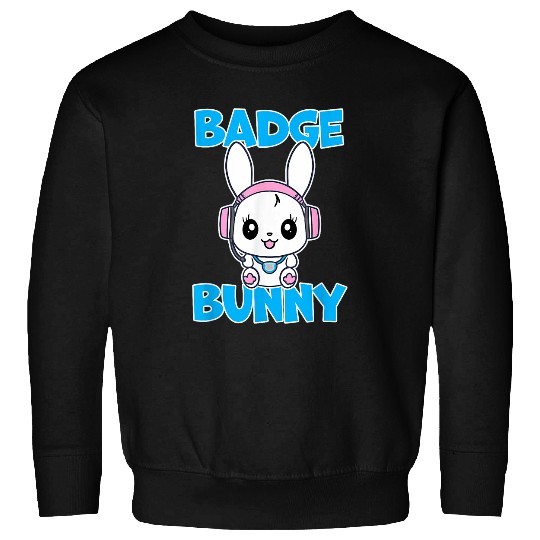 Police Job 911 Radio Dispatch Police Dispatcher Badge Bunny Sweatshirts