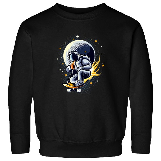 Coffee Fun Astro Coffee Skate Sweatshirts