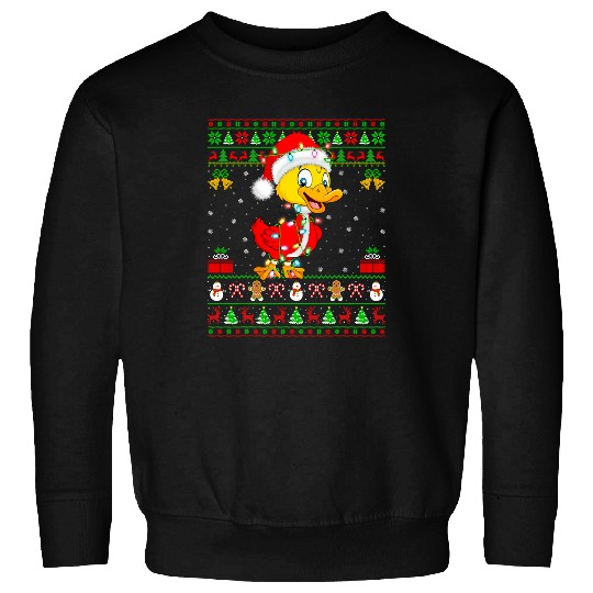 Duck Pet Bird Lover xmass Matching Santa Ugly Christmas 72 Sweatshirts