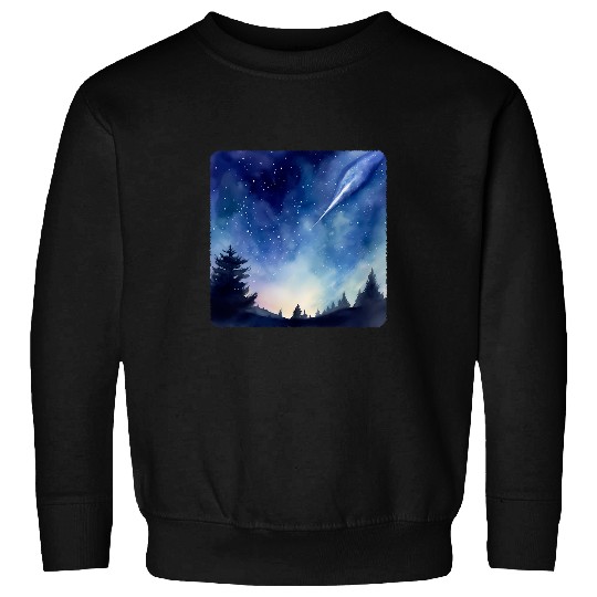 Comet Sky Astronomy Celestial Event Space Phenomenon Sweatshirts