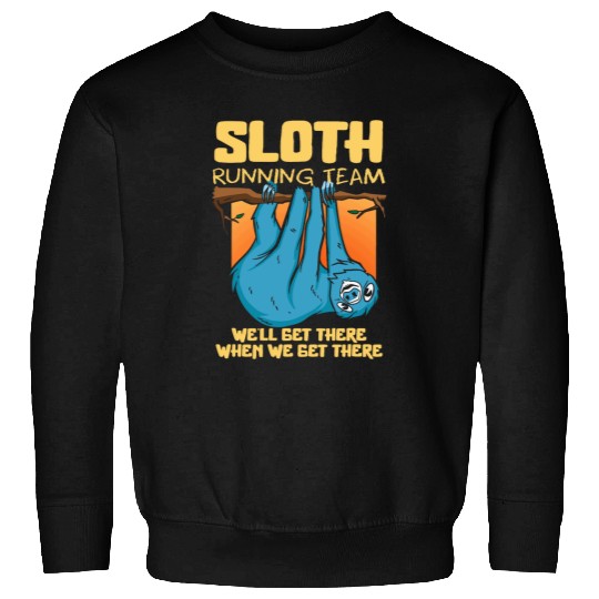 Sloth Pet Lazy Zookeeper Sloth Lover Funny Runner Sweatshirts