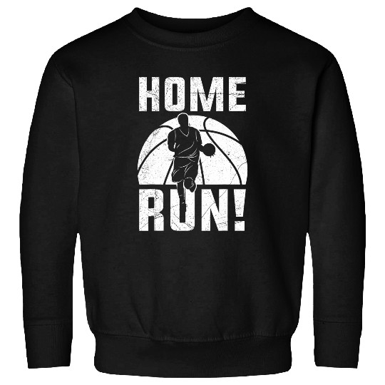 HomeRun Basketball Baseball Mash Up Hilarious Non Sporty One Sweatshirts