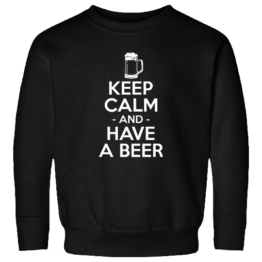 Bartender Job Keep Calm Have A Beer Bartender Barkeeper Sweatshirts