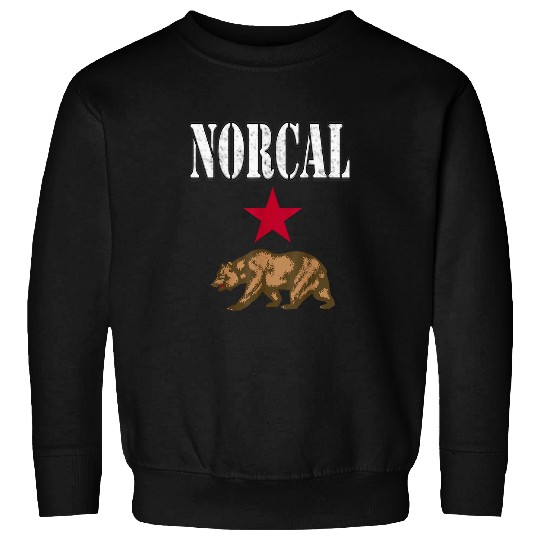 Bear Pet Northern californias Norcal Bear With Star Sweatshirts