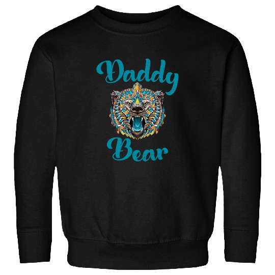 Bear Pet Family Fathers Day Daddy Bear Design For All Daddy Sweatshirts