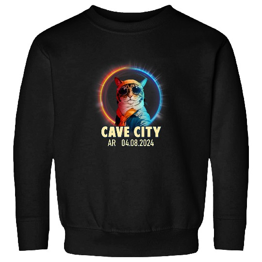 Cave City Arkansas Total Solar Eclipse 2024 2 Sweatshirts